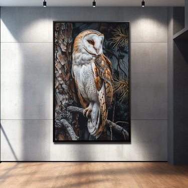 Owl Painting on Canvas